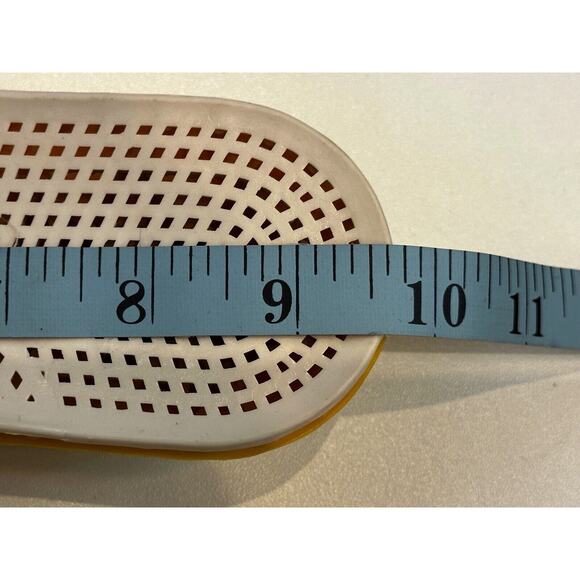 Vintage Sensi & C Pool Spa Wedge Sandals Assisi Italy Size 8 38 39 Yellow - Picture 4 of 10